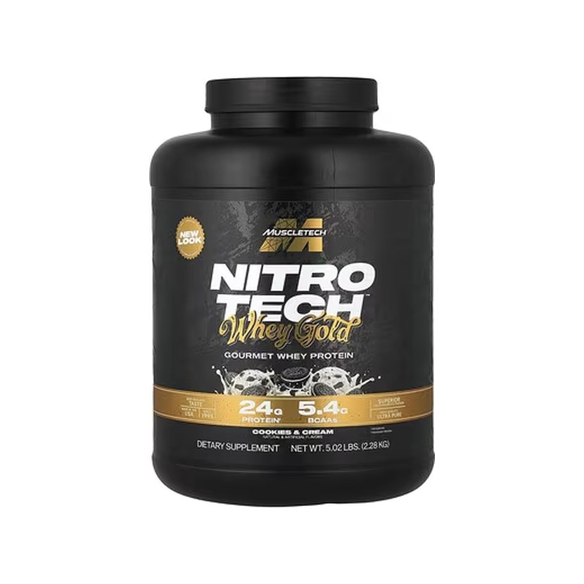 [SUP-274-1] MuscleTech, Nitro-Tech™ Whey Gold (Cookies & Cream)