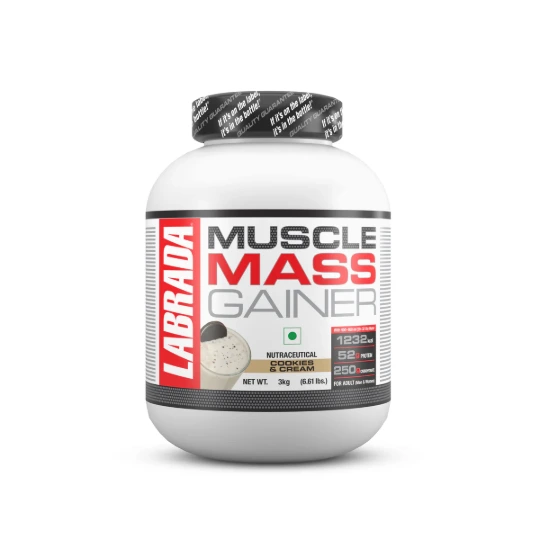 Labrada Muscle Mass Gainer Protein Powder Supplement
