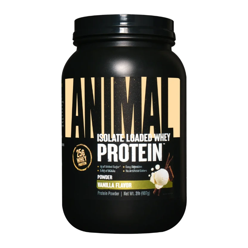 Universal Animal Isolate Loaded Whey Protein 2LB