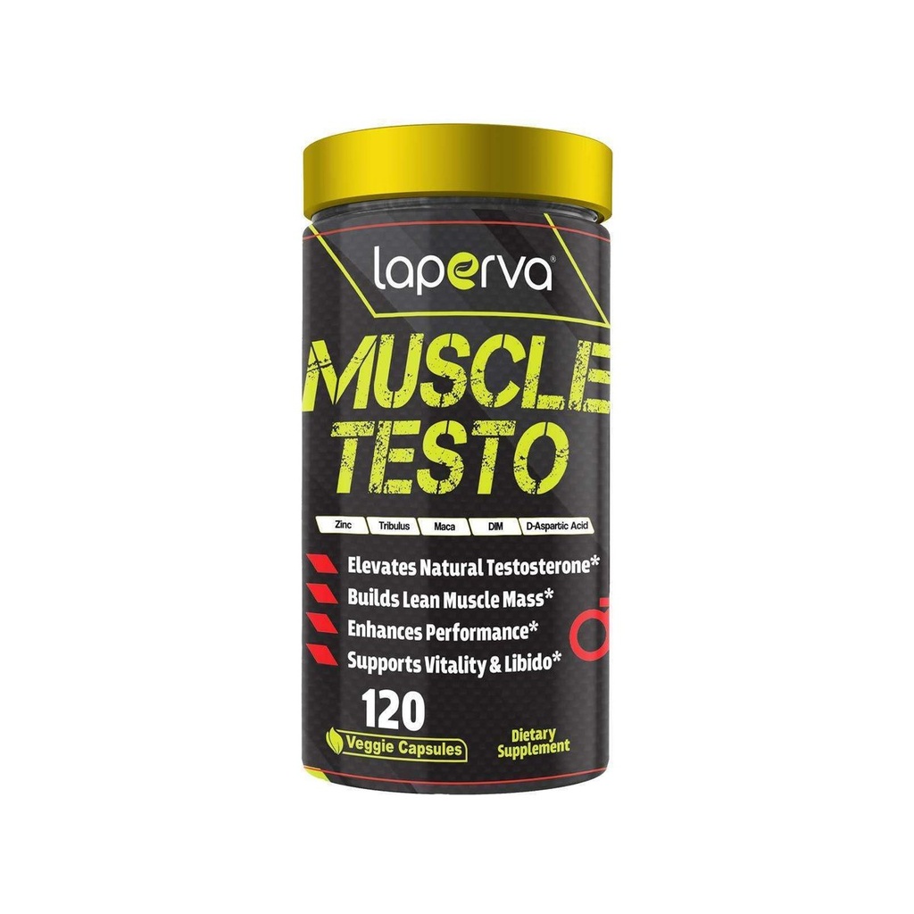 Laperva Muscle Testo Capsules, 120 Veggie Capsules