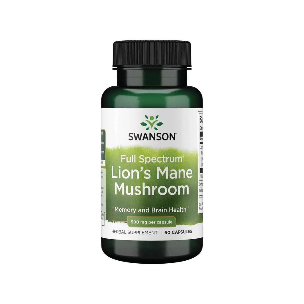 [SUP-025] Swanson Lion’s Mane Mushroom