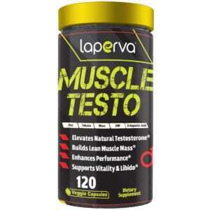 Laperva Muscle Testo Capsules, 120 Veggie Capsules