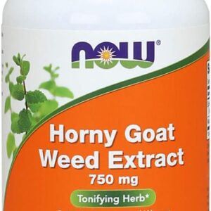 NOW Horny Goat Weed 750 Mg 90-Tablets