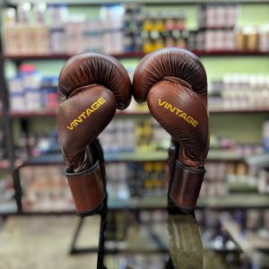 Newfitness Vintage Training Leather Boxing Gloves